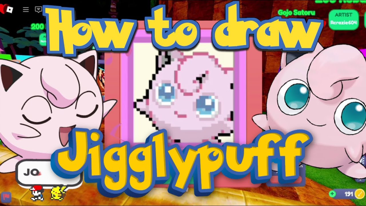 HOW TO DRAW JIGGLYPUFF STARVING ARTIST ROBLOX YouTube Maxresdefault 
