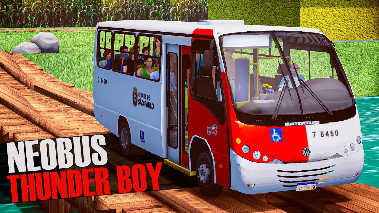 Micro-ônibus Neobus Thunder Boy VW 8-150OD - Proton Bus Mods