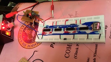 4-BIT SYNCHRONOUS UP-COUNTER USING 7-SEGMENT