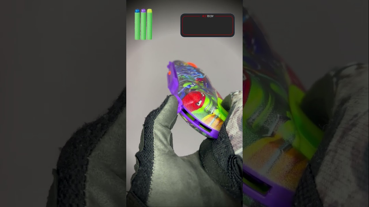 Nerf TMNT Mutant Mayhem | Kowabunga Turtle Revolver!