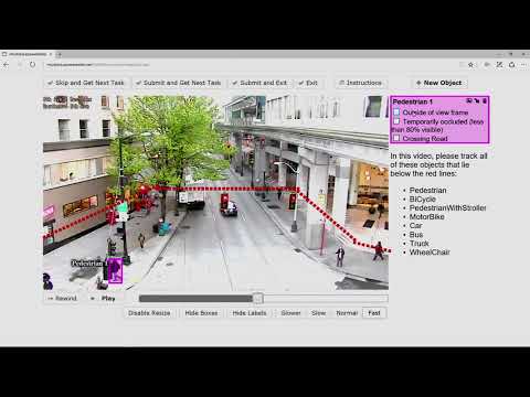 Object Tracking Annotation
