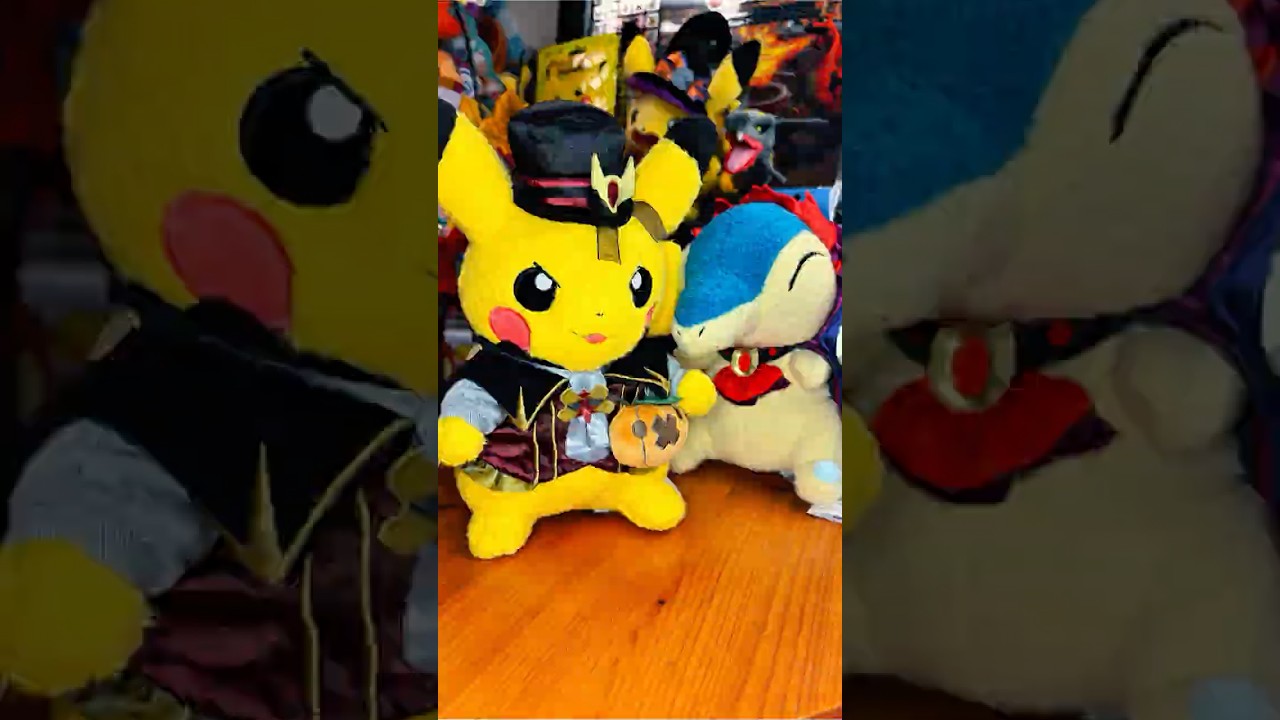 НОВЫЕ плюшевые игрушки Pokémon Center «Ghost Chateau» от Pokémon Center Pikachu + Cyndaquil [ОБЗО...