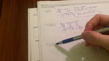 Lesson 6.2 Estimating Solutions to Systems by Inspection: Got it Part 2 Answer