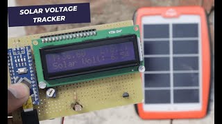 How to Make a Solar Voltage Tracking System Using Arduino | Single Axis Solar Tracker