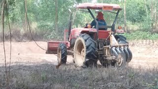 จ้างรถไถคูโบต้าL4708มาดันดินทำทางเข้าสวนมัน screenshot 5