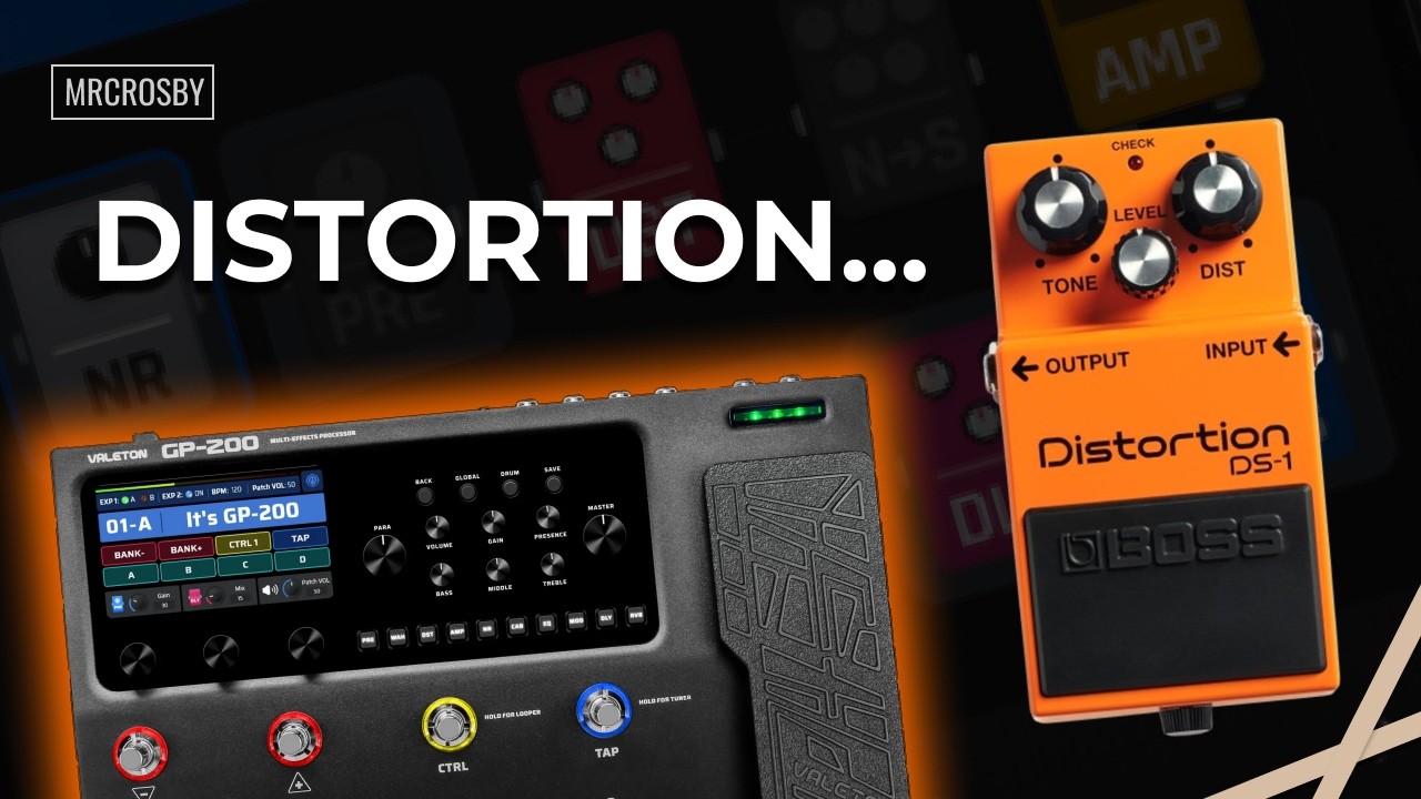 Distortion Pedals on the Valeton GP-200 ⚡️ Tone Test & Demo