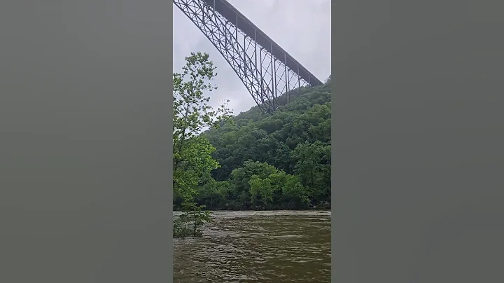 Rainy day at the New River Gorge Bridge.