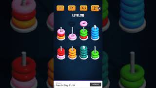 Hoop Sort Puzzle - Color Ring Stack Sorting Game Level 789 Solution