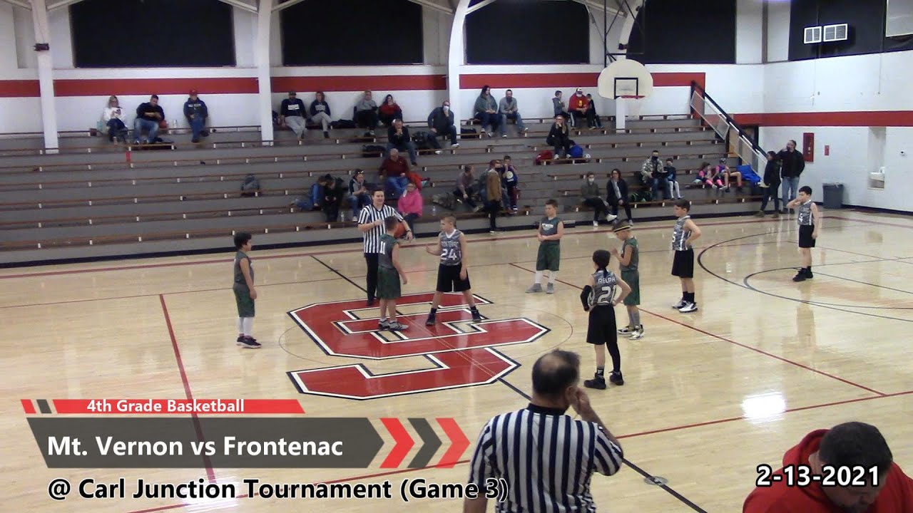 2/13/2021 Mt. Vernon 4th Grade Basketball vs Frontenac (Game 3) YouTube
