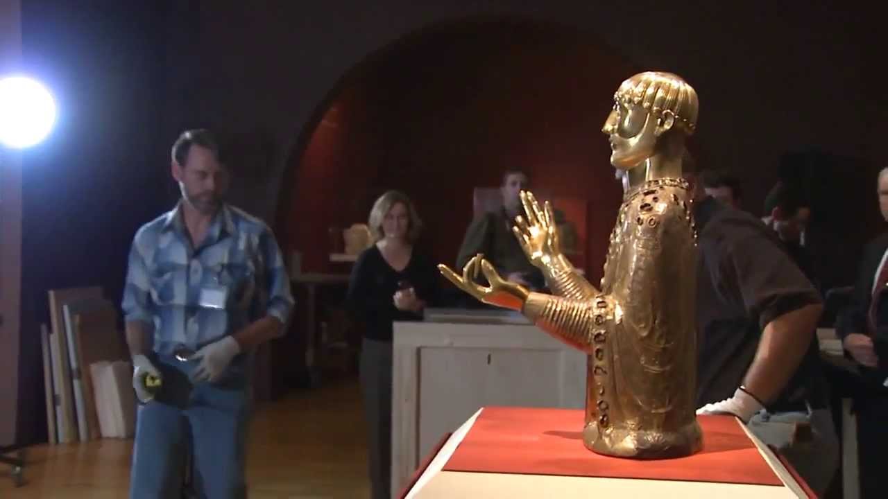 le buste de saint Baudime aux USA