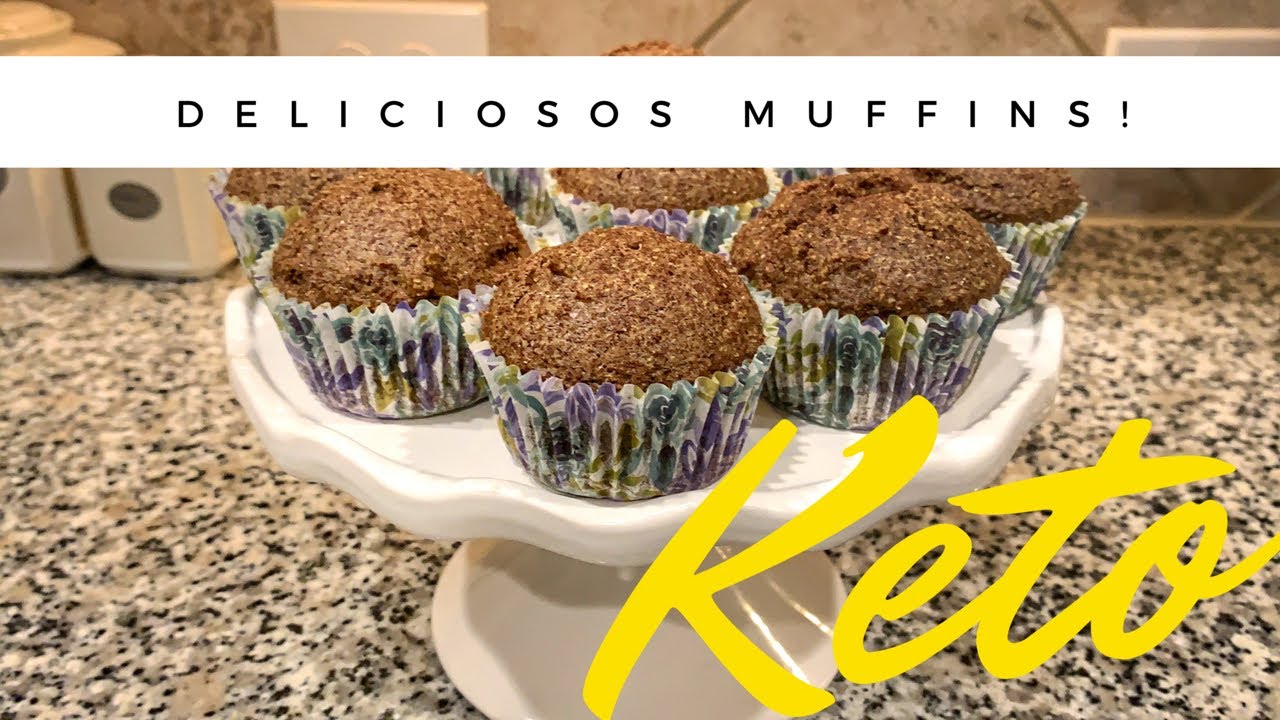 MUFFINS DE LINAZA| DIETA KETO| DIETA CETOGENICA!