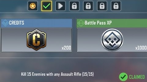 Call Of Duty Mobile Kill 15 Enemies with any Assault Rifle Task Complete