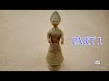 How to make a Thanjavur puppet by hand? //Handmade Thanjavur Dancing Doll Making in Clay