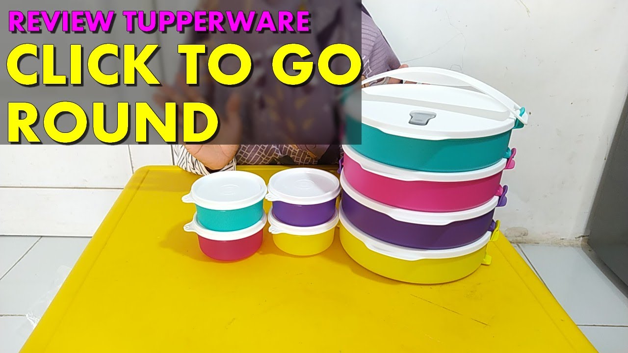 Click To Go Round Tupperware - Rantang Bekal Promo Agustus 2020 - YouTube