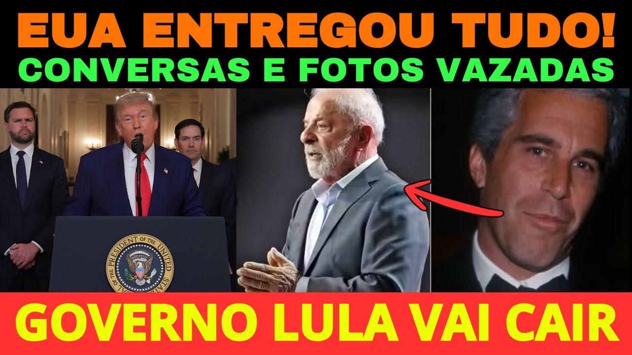 NOVA BOMBA DOS EUA! TRUMP ENTREGOU O LULA! FBI LIBERA CONVERSAS E IMAGENS ASSUSTADORAS! ACABOU