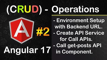 Angular CRUD Operations #2 | Environment Setup, Create API Service, & Call API in Component