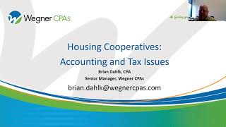Housing Cooperatives: Accounting and Tax Issues