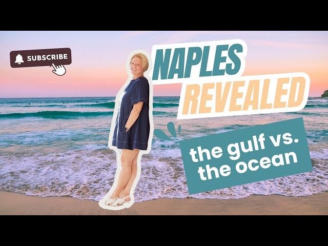 Renee Hahn and a Naples beach shoreline