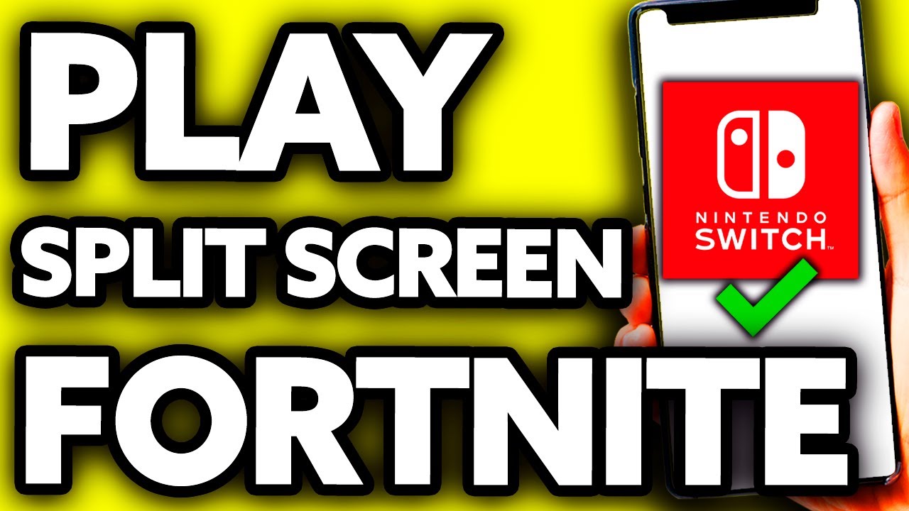 How To Play Split Screen on Fortnite Nintendo Switch 2024 ?? YouTube