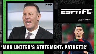 Manchester United's Ronaldo statement is PATHETIC - Craig Burley | ESPN FC