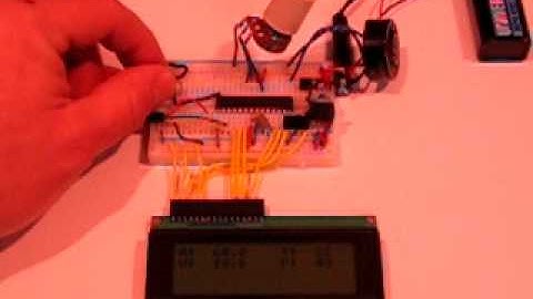 Lunar Lander game on a NerdKit