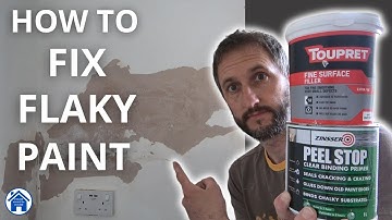 Hoe je AFBLADDENDE VERF REPAREERT. Zelf afbladderende verf repareren. Hoe je fijne oppervlaktevul...