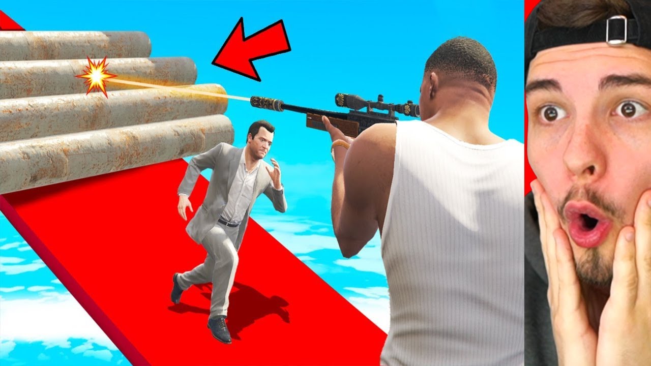 0,1% CHANCE nicht GETROFFEN zu WERDEN in GTA 5!