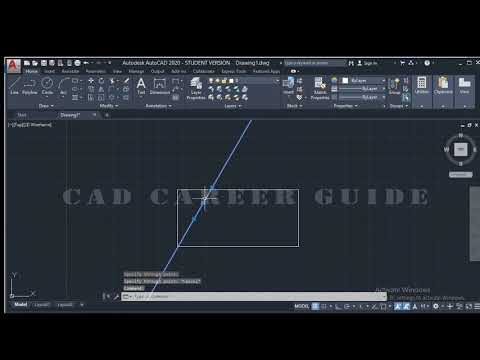 construction line or xline in autocad in hindi - YouTube