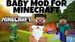 HOW TO DOWNLOAD BABY MOD FOR MINECRAFT PE | MAFIA RITIK GAMING | screenshot 2