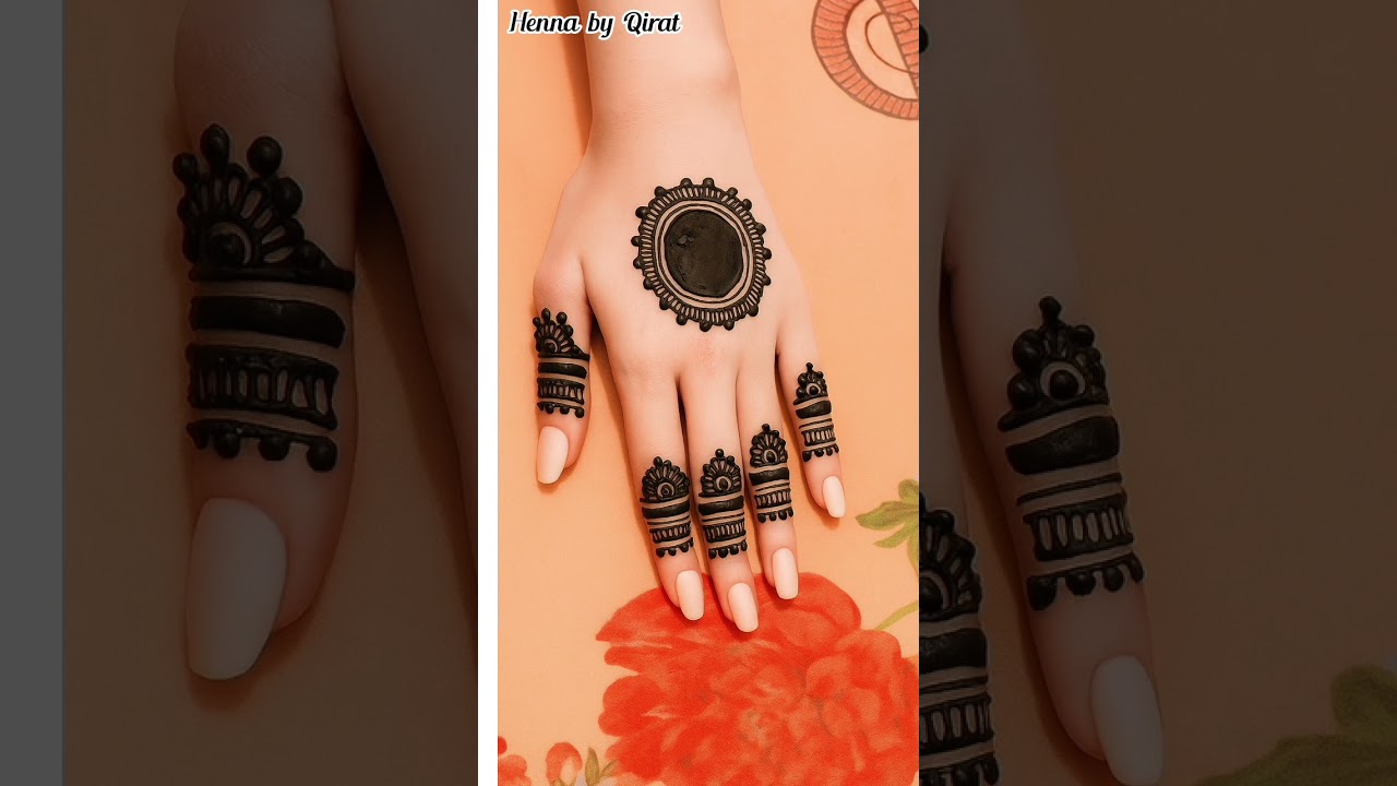 Beautiful bunch design.. Henna bunch.. Simple bunch 