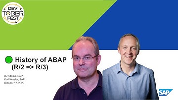 🟢 History of ABAP: R/2 and R/3