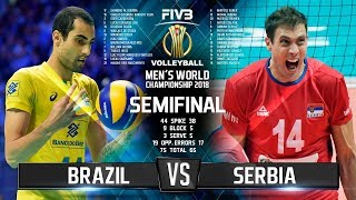 Brazil vs. Serbia | SEMIFINAL |  World Championship 2018