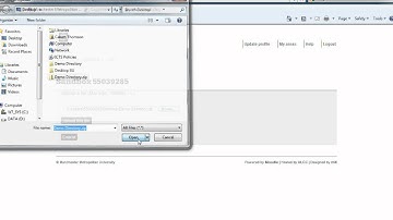 Uploading zipped folders to Moodle.