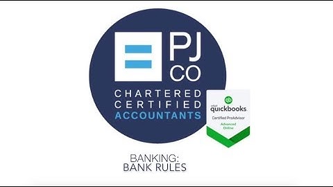 QuickBooks Online - BANKING - Bank Rules