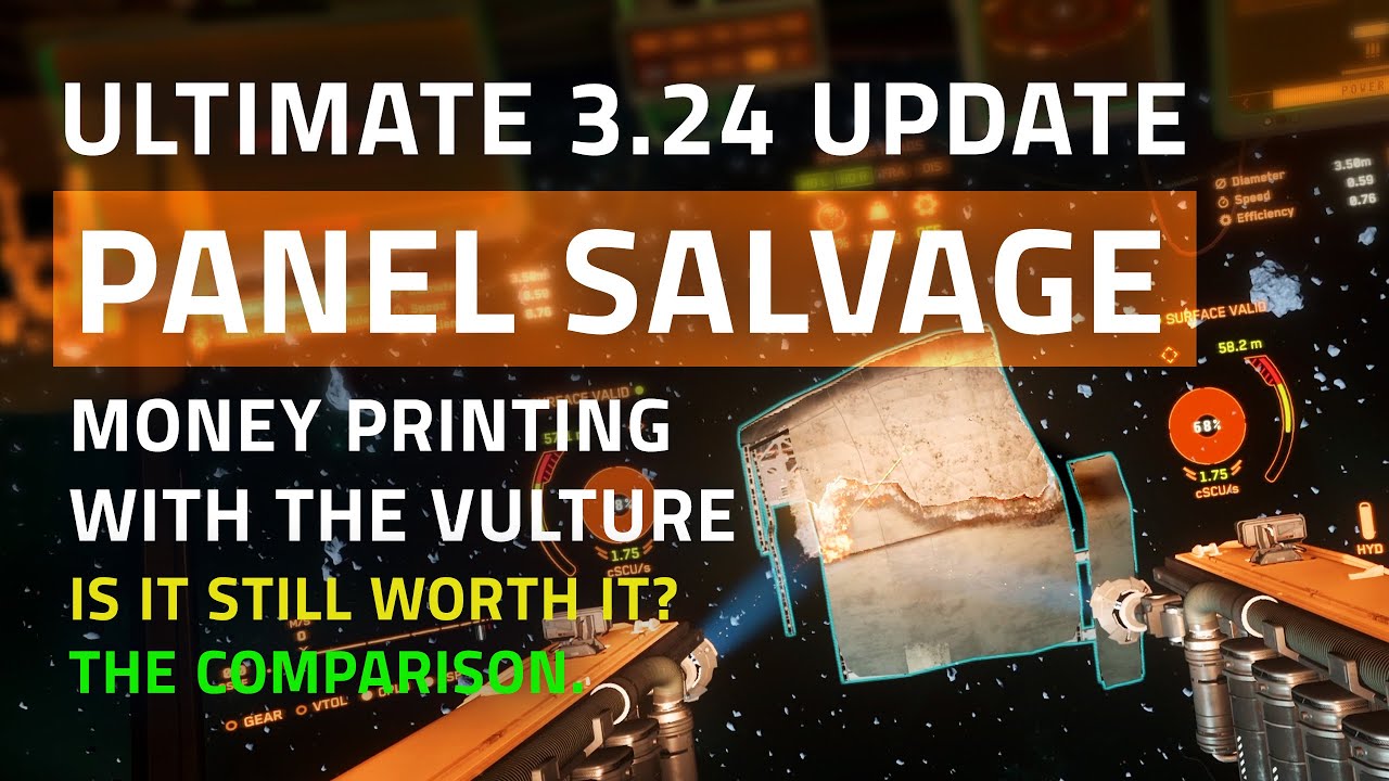 Star Citizen – Ultimate 3.24 Update | Vulture Panel Salvage (RMC) 🤑 | Is it still worth it❓