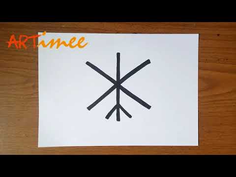 How to Draw a Simple Snowflake