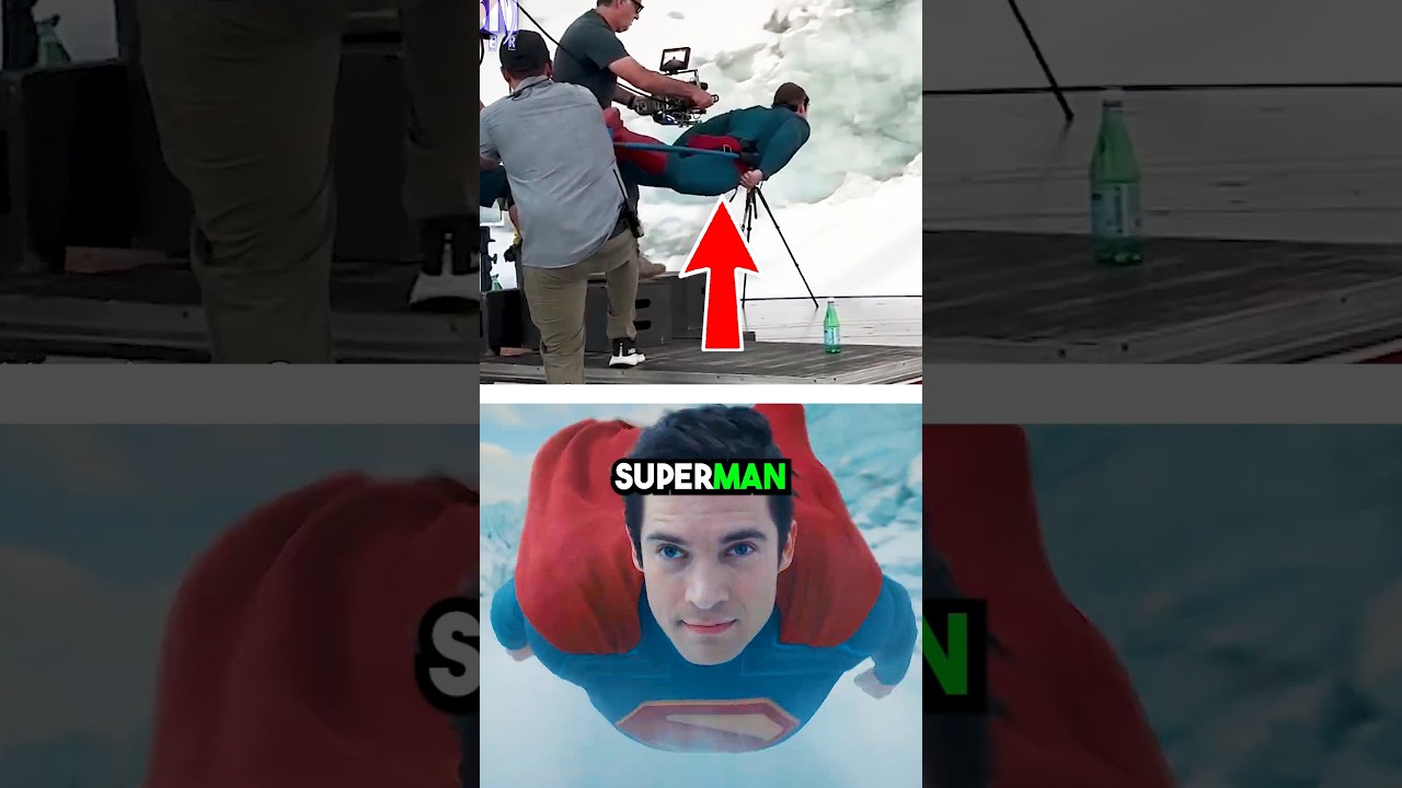 Superman Behind The Scenes🤯