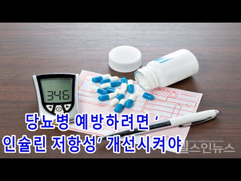 당뇨병 예방하려면 ‘<strong>인슐린</strong> <strong>저항성</strong>’ 개선시켜야