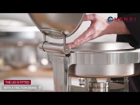 HENDI Chafing dish round satin finish
