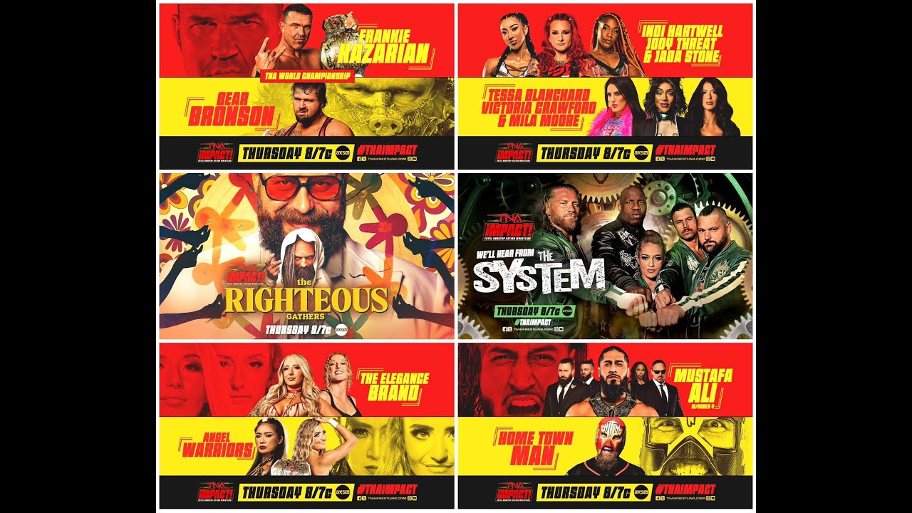 WWE 2K25 TNA Wrestling 1-1-2026 Mustafa Ali Vs Home Town Man