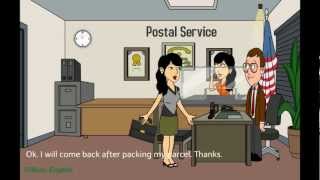 at the post office
