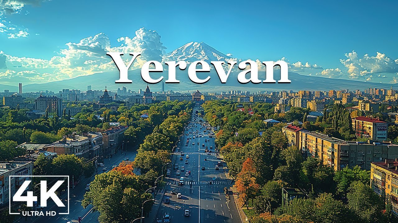 Watch YEREVAN, Capital of Armenia (No Loops) in 4K Video Ultra HD with Relaxing Music