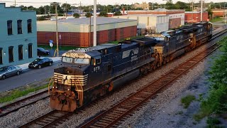 Norfolk Southern train 233 west 2020-08-17