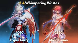 Hiyuki Hyper Carry & Changli Mono Fusion | Whimpering Wastes | Wuthering Waves 3.4