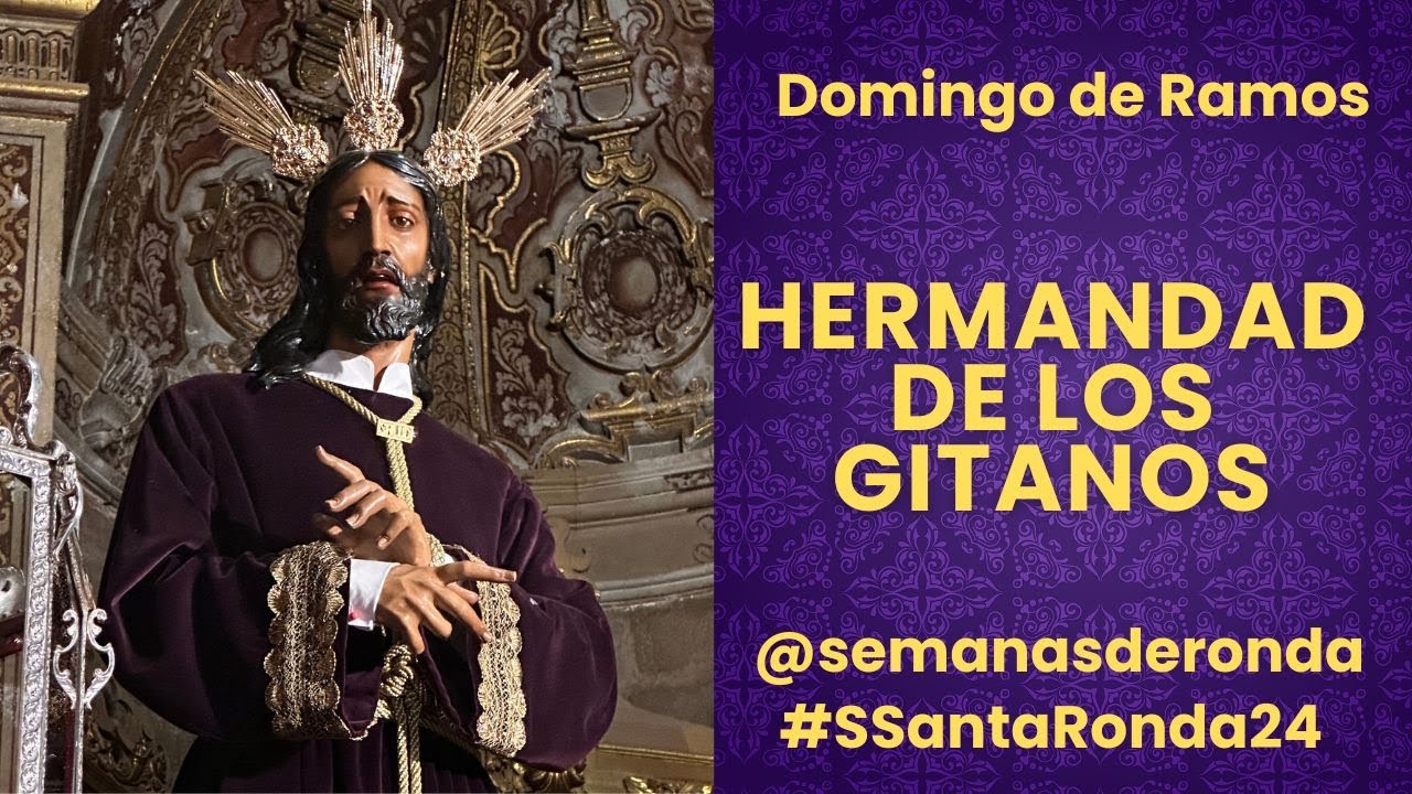 Hermandad Los Gitanos | Señor de la Salud | Semana Santa de Ronda 2024 4K