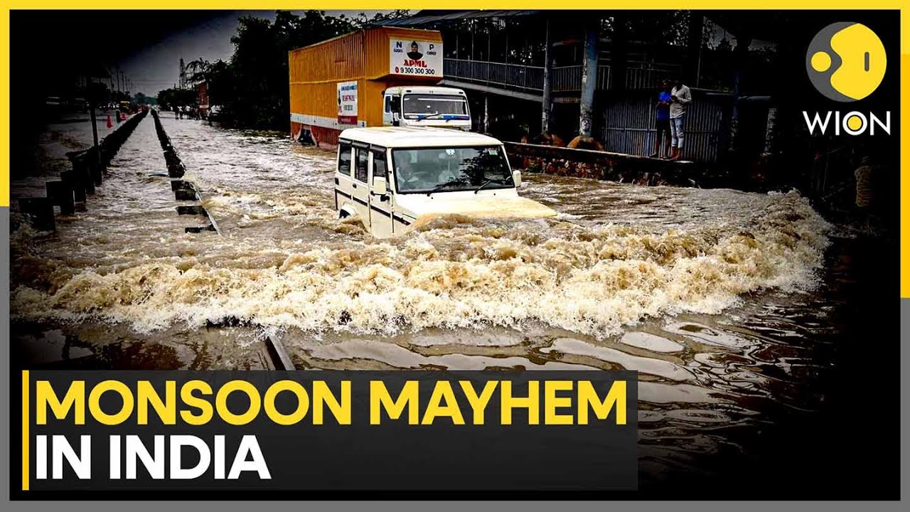 Heavy Rain Unleashes Havoc Across India, Red Alert for Delhi-NCR | WION World News