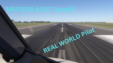 How a Real Airbus Pilot Takes Off in the A320. Fenix 320 MSF2024 Tutorial