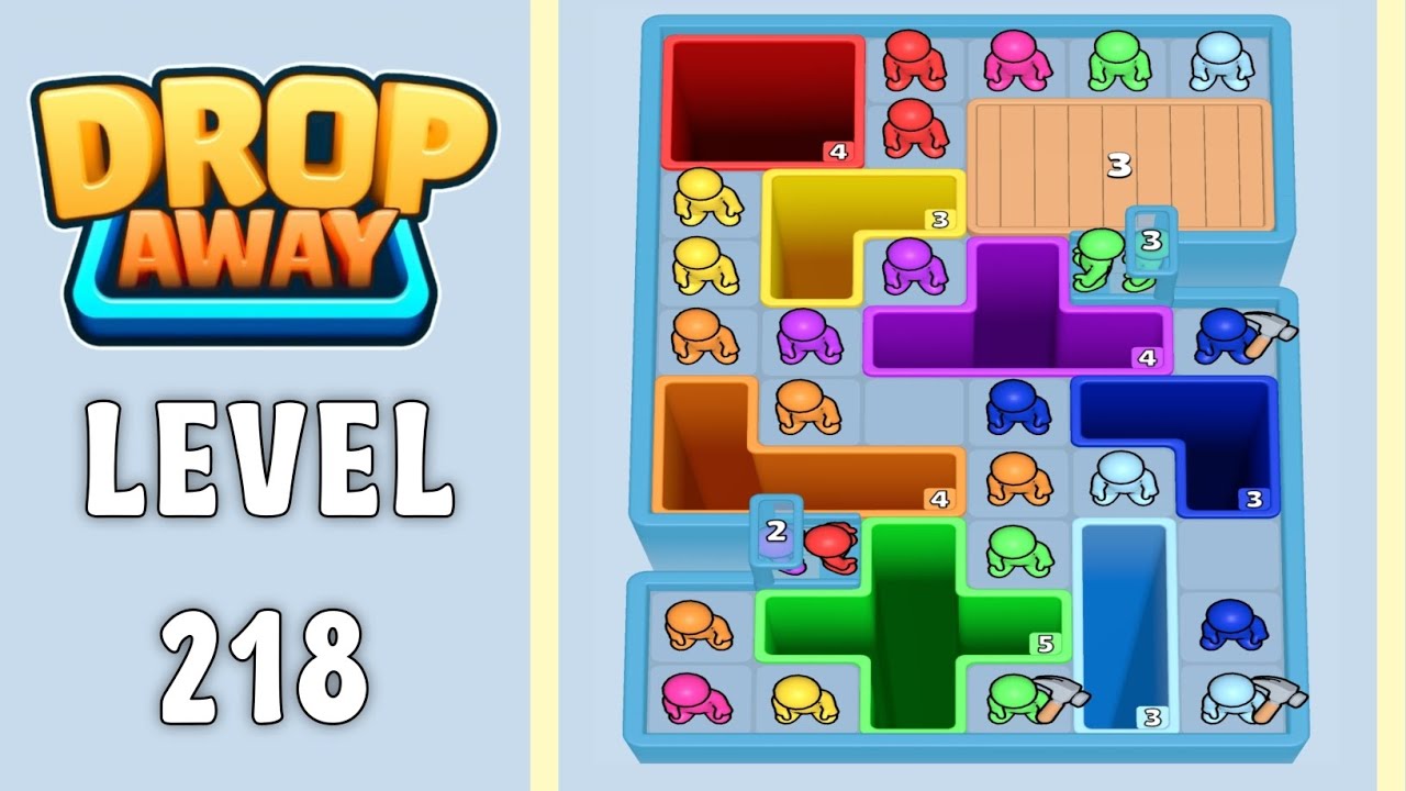 Drop Away level 218 solution