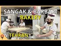 Baking Iranian Sangak And Barbari Bread By A 30 Year Experienced Artisan 