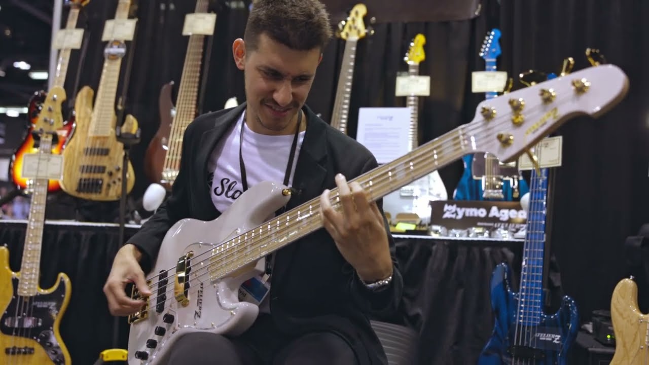 Bass Demo: Atelier Z M265 Trans White NAMM Show 2024 (ft